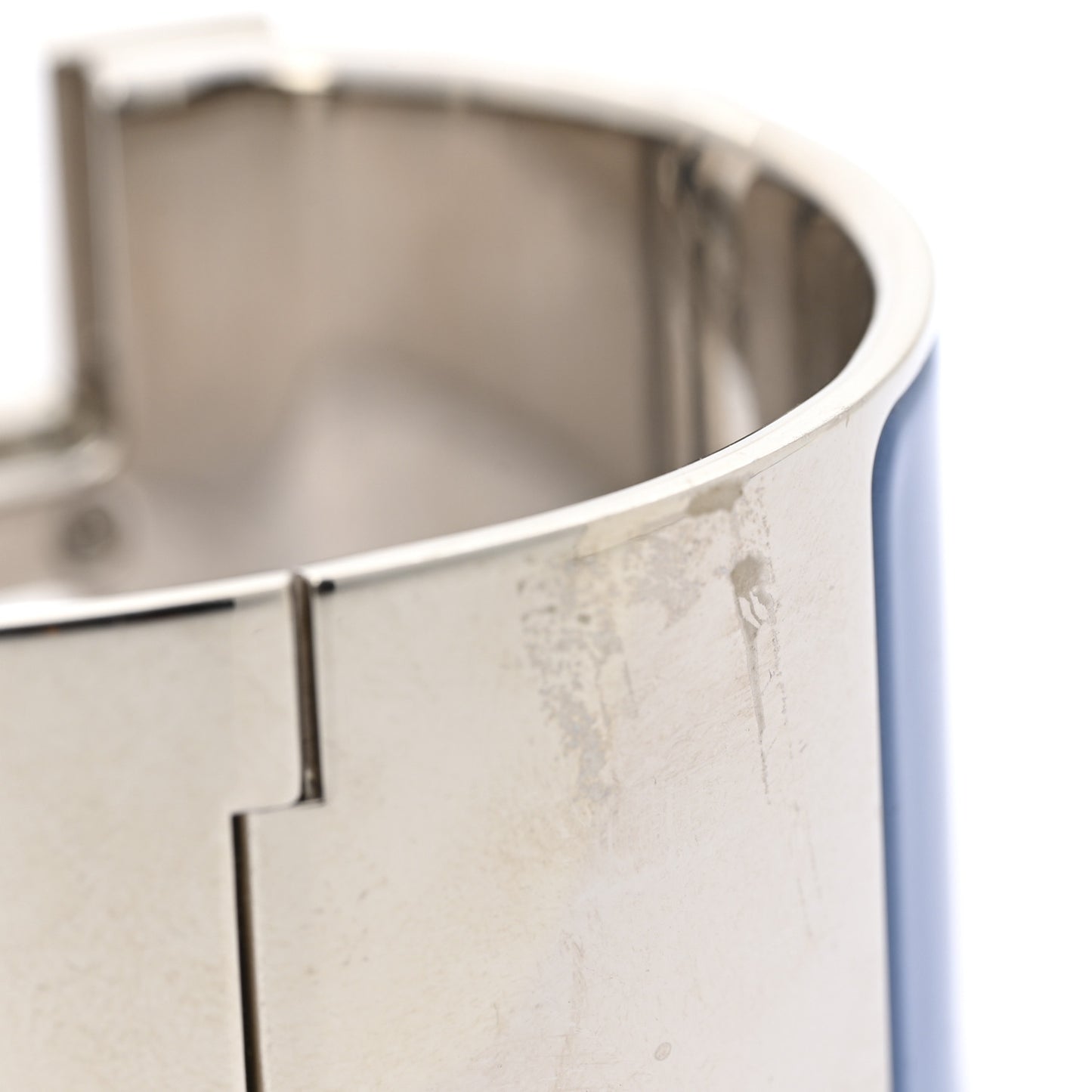 Enamel Extra Wide Clic Clac H Bracelet PM Bleu Turquin
