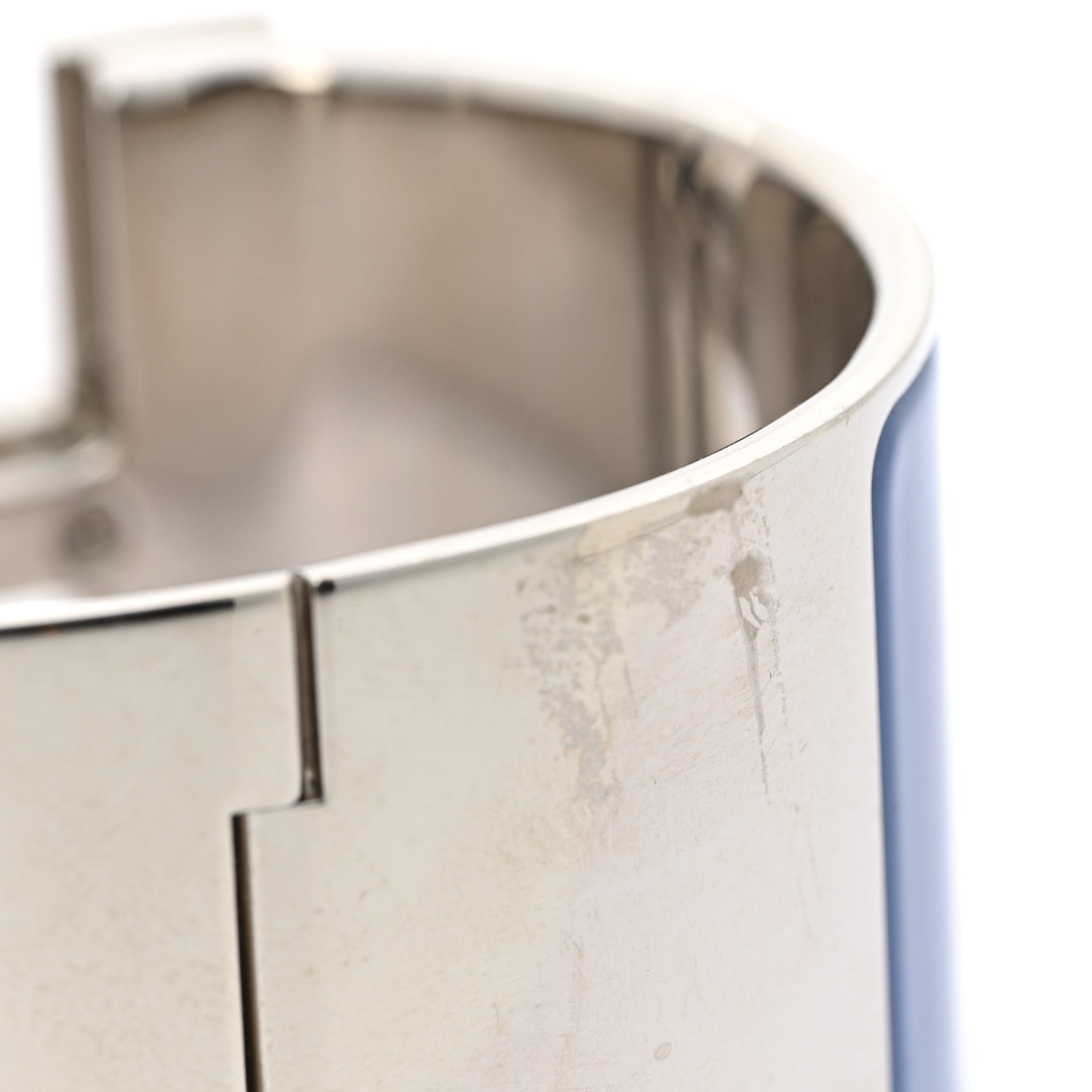 Hermes Enamel Extra Wide Clic Clac H Bracelet PM Bleu Turquin 5 of 7