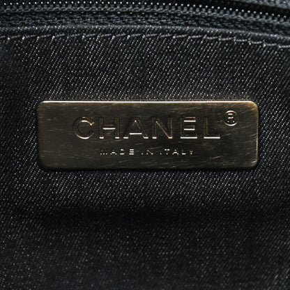 Chanel Calfskin Stitched Over & Over Hobo Black 8 of 9