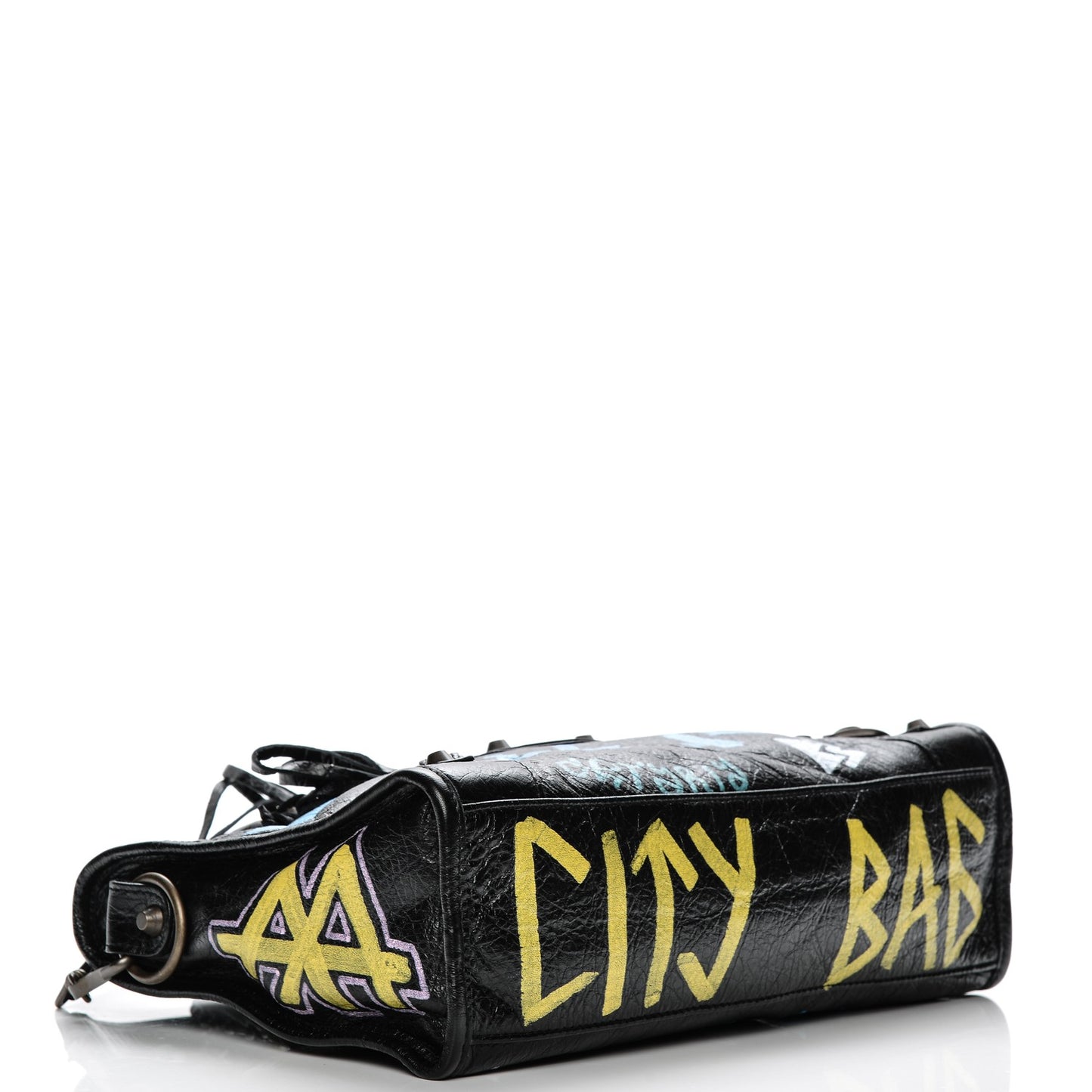 Agneau Graffiti All Over Classic Hardware S City Black Multicolor