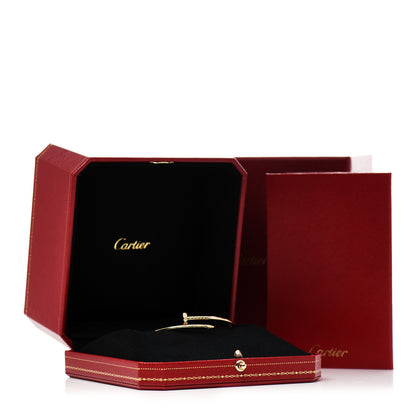 Cartier 18K Yellow Gold Diamond Small Juste Un Clou Bracelet 16 4 of 4