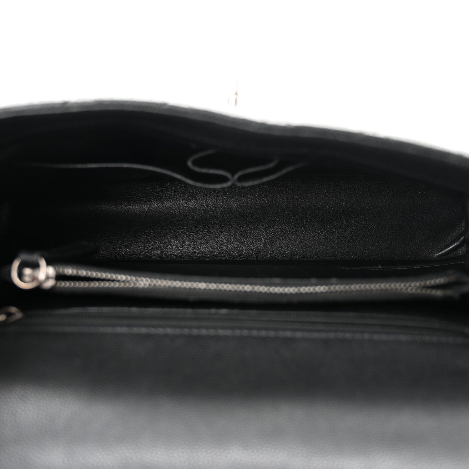 Chanel Caviar Lizard Embossed Quilted Small Coco Handle Flap Black 4 of 9