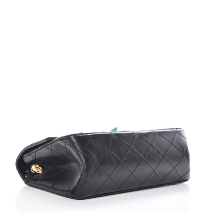 Chanel Aged Calfskin Quilted 2.55 Reissue Mini Flap Black 5 of 10