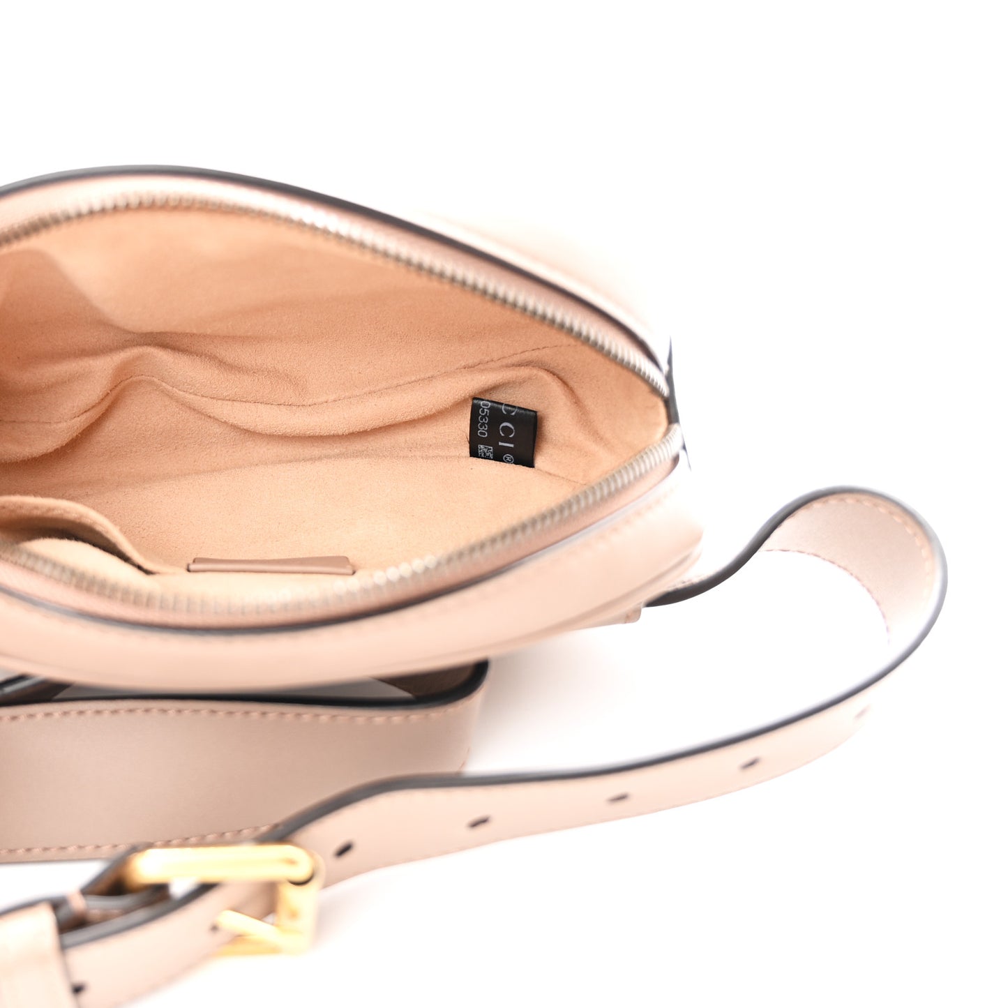 Calfskin Matelasse GG Marmont Belt Bag 75 30 Porcelain Rose