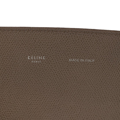 Celine Grained Calfskin Medium Horizontal Cabas Phantom Taupe 6 of 11
