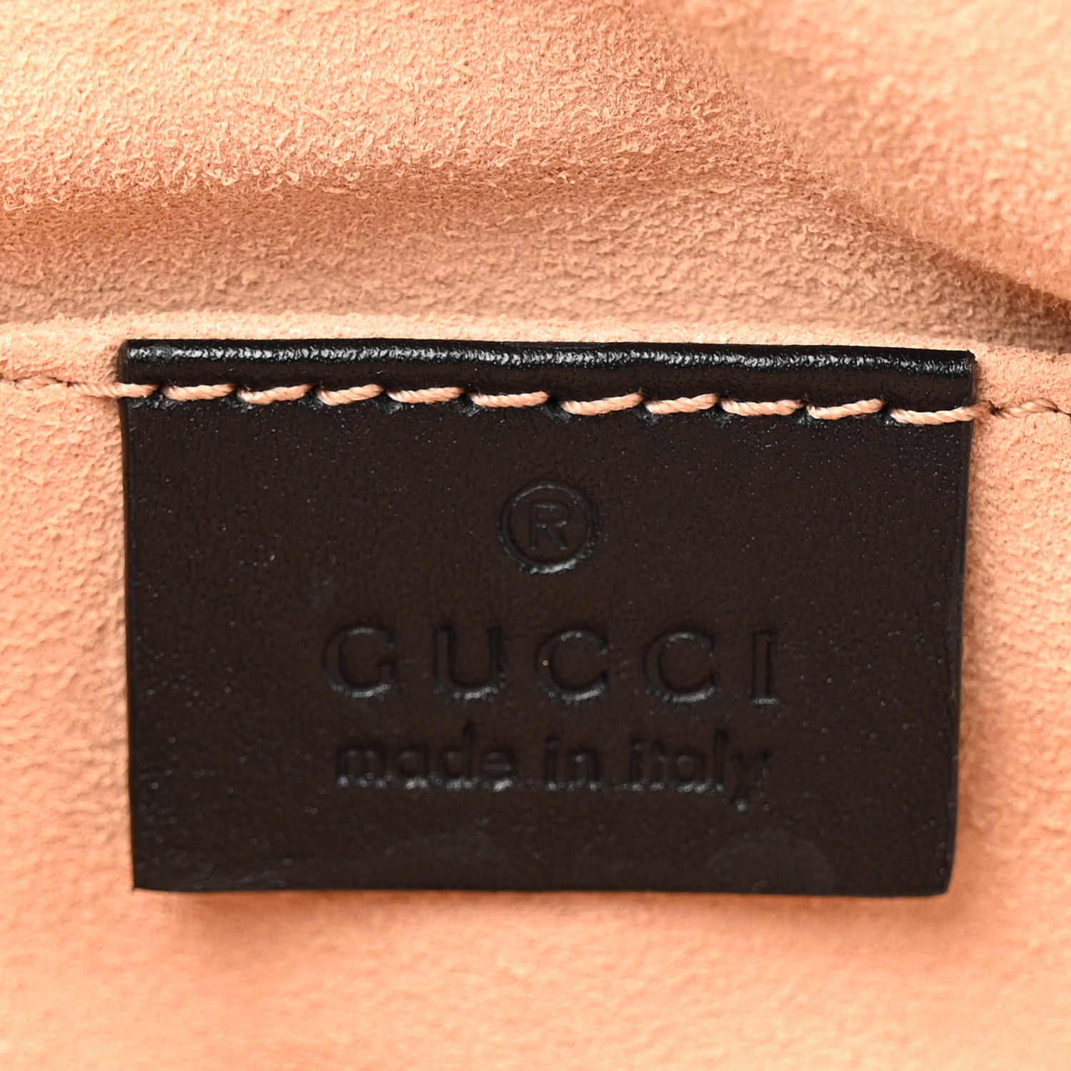 Gucci Calfskin Matelasse GG Marmont Belt Bag 85 34 Black 6 of 11
