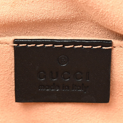 Gucci Calfskin Matelasse GG Marmont Belt Bag 85 34 Black 6 of 11