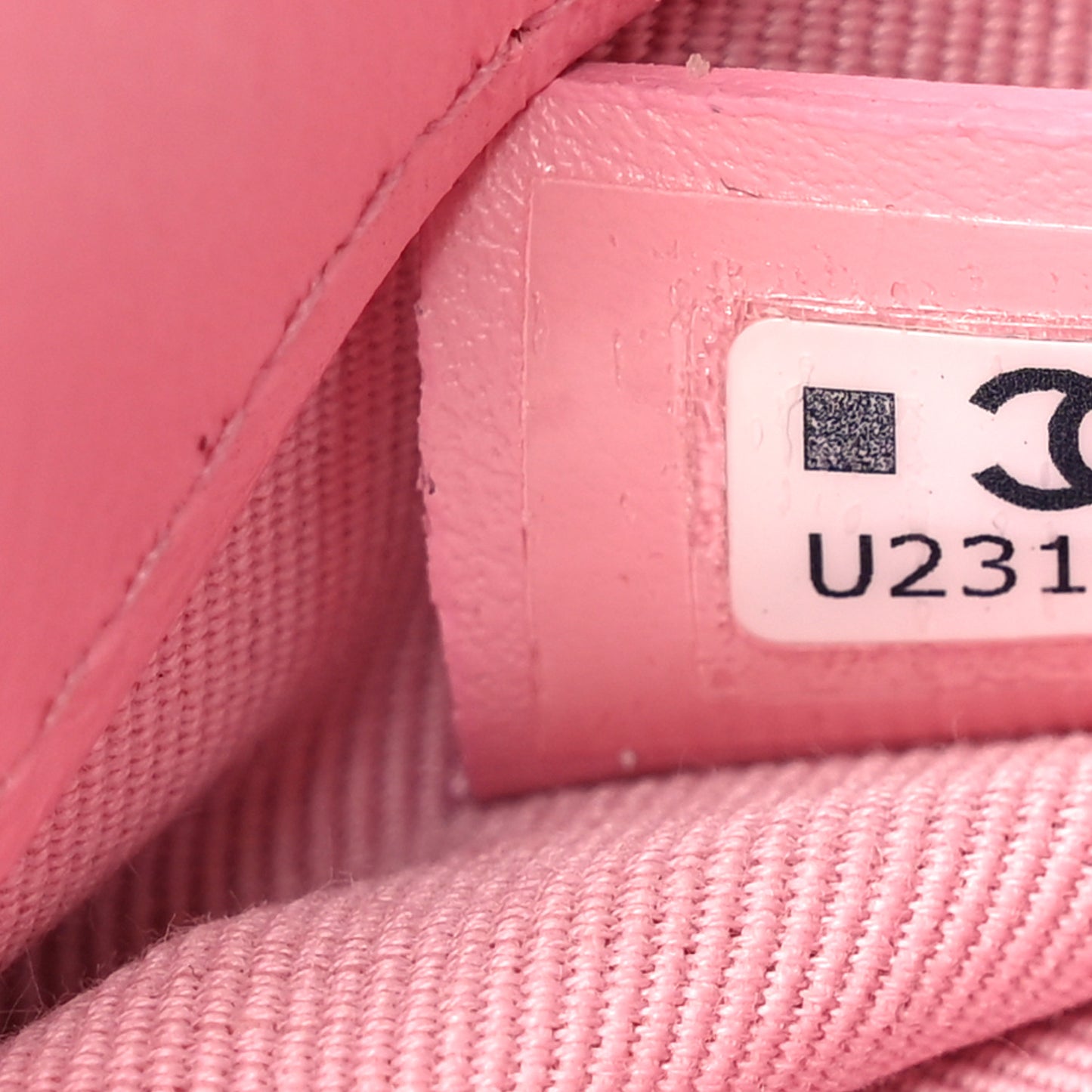 Shiny Lambskin Quilted Nano 31 Shopping Bag Pink
