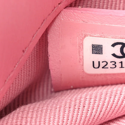 Chanel Shiny Lambskin Quilted Nano 31 Shopping Bag Pink 7 of 11