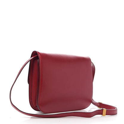 Celine Box Calfskin Medium Classic Box Flap Bag Red 2 of 18
