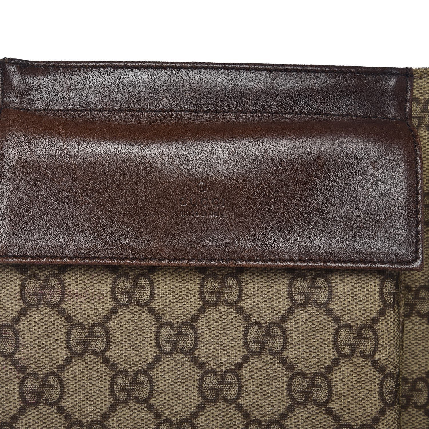 Gucci GG Plus Monogram Double Pocket Belt Bag Brown 6 of 9
