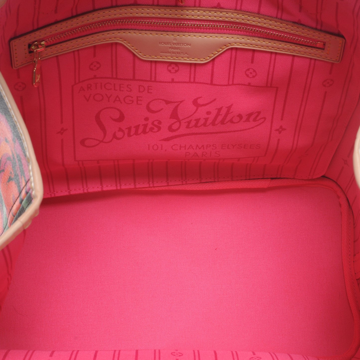 Monogram Roses Neverfull MM