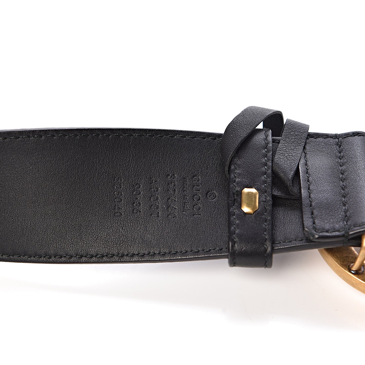 Gucci Calfskin Double G 40mm Belt 90 36 Black 6 of 7