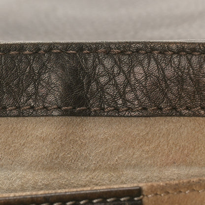 Gucci Pebbled Calfskin Small 1973 Chain Shoulder Bag Winter Leaf 11 of 12