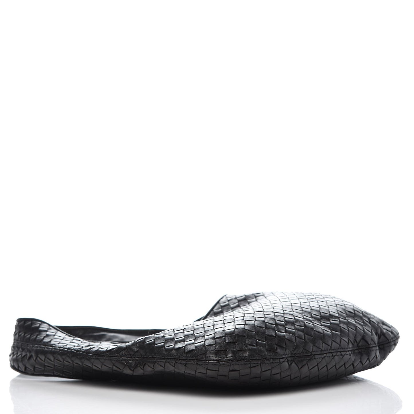 Nappa Intrecciato Small Veneta Hobo Black
