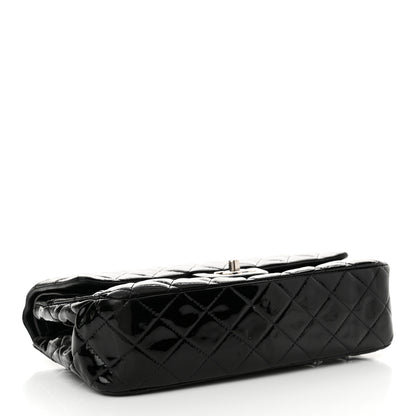 Chanel Patent Quilted Medium Double Flap Black 4 of 20