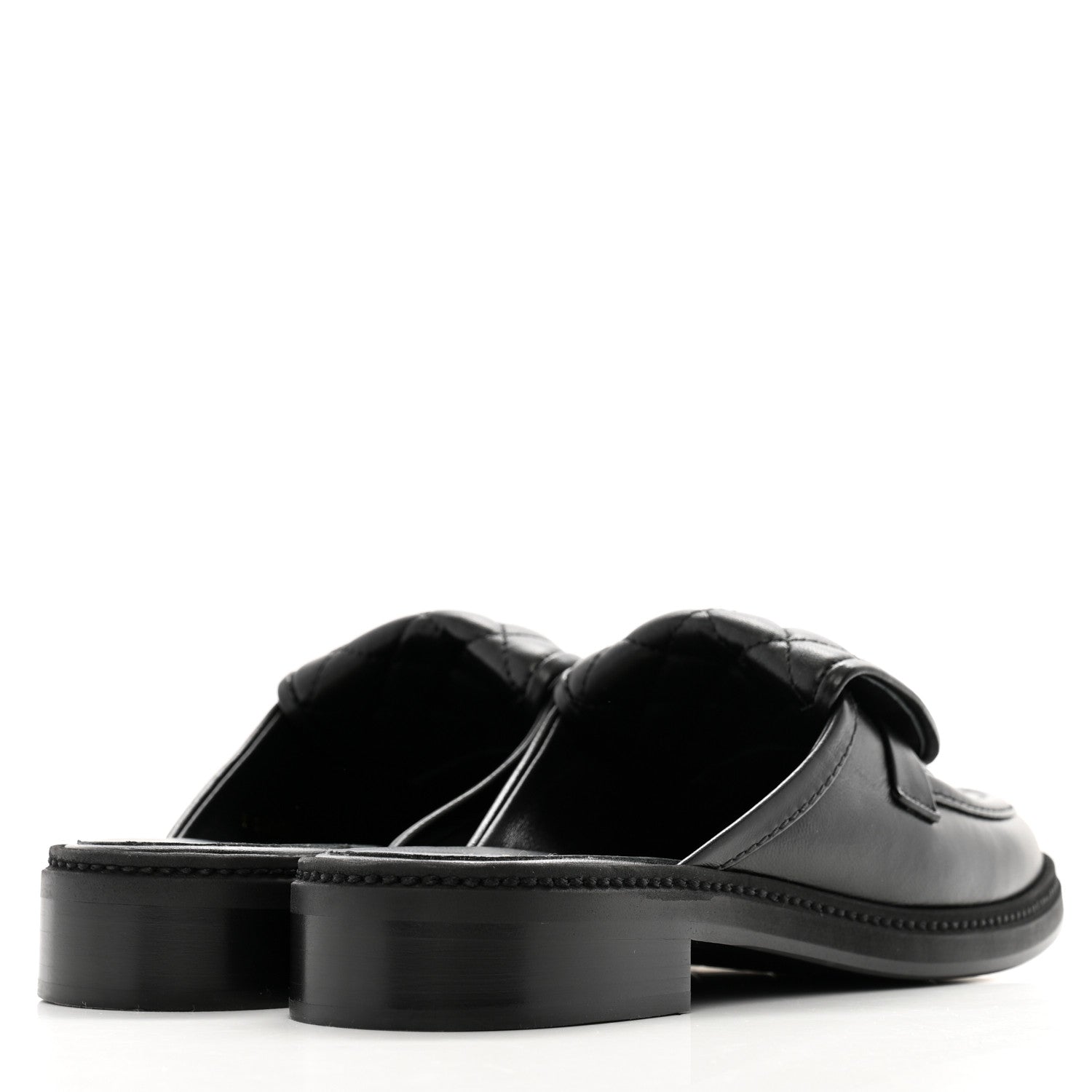 Chanel Lambskin Quilted CC Turnlock Mules 40 Black 5 of 11