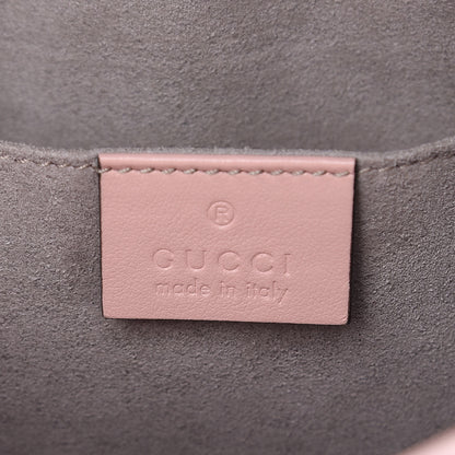 Gucci Calfskin Matelasse Small GG Marmont Chain Shoulder Bag Perfect Pink 6 of 9