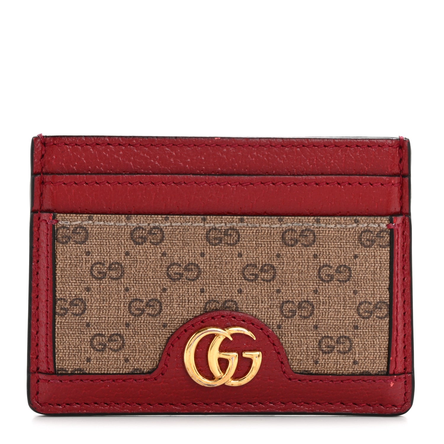 Gucci X DORAEMON Mini Vintage GG Supreme Monogram Card Holder Beige ...