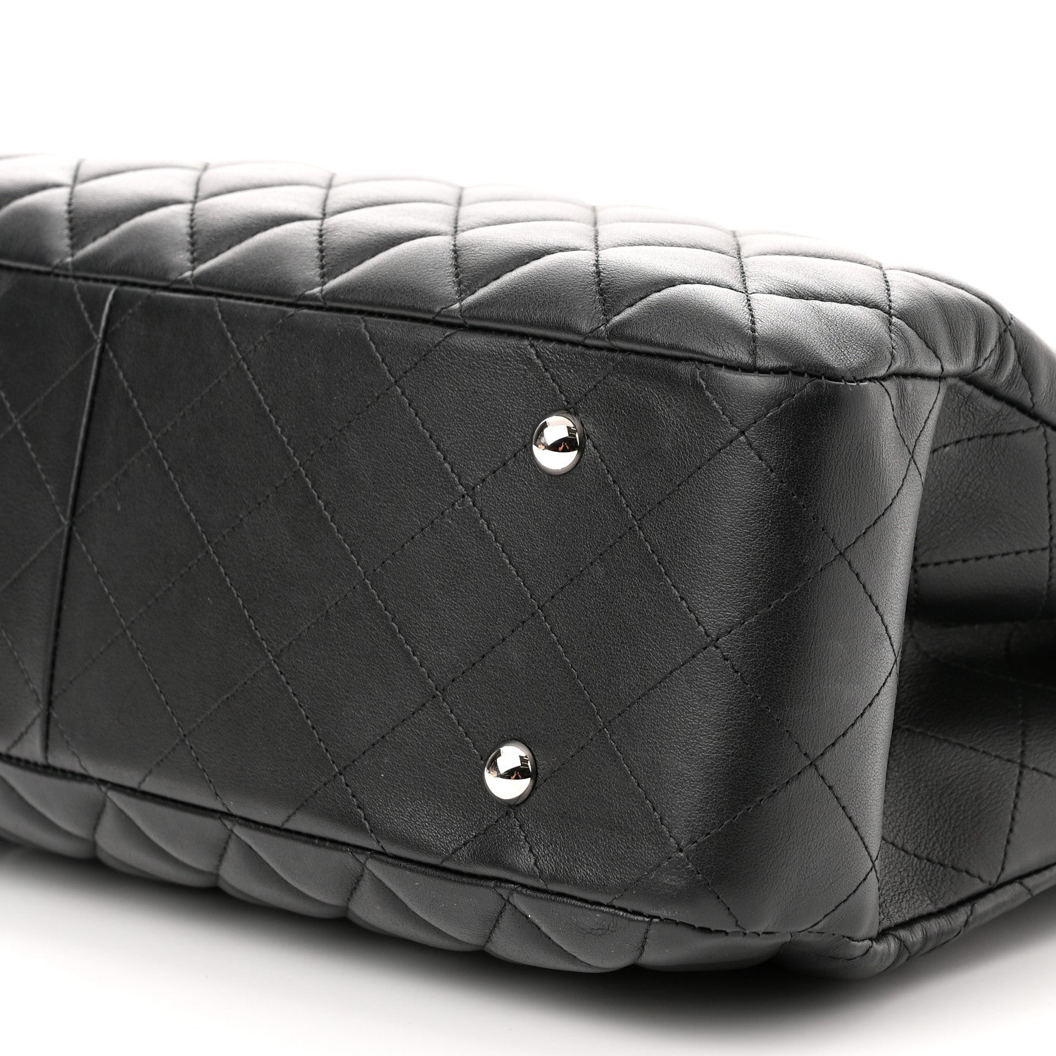 Chanel Calfskin Quilted Large Classic Shopping Tote Black 10 of 10