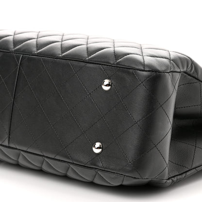 Chanel Calfskin Quilted Large Classic Shopping Tote Black 10 of 10