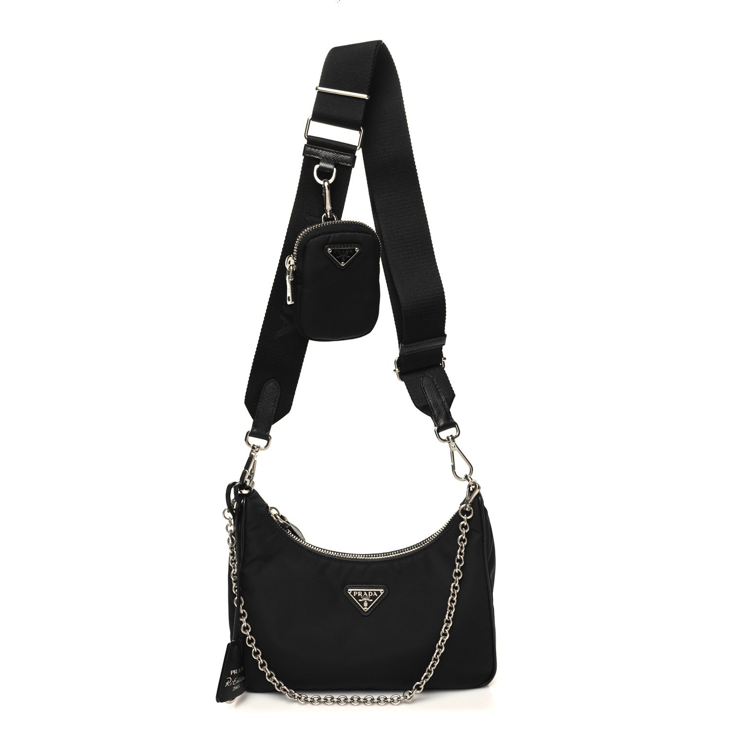 Nylon Re-Edition 2005 Shoulder Bag Black