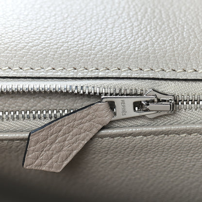 Hermes Taurillon Clemence Birkin 35 Gris Tourterelle 18 of 33