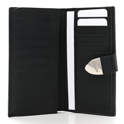 Gucci Pebbled Calfskin Continental Wallet Black 5 of 8