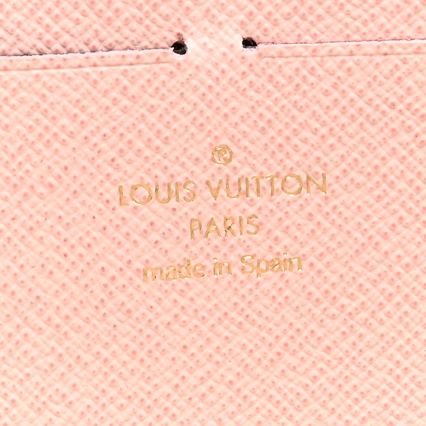 Damier Azur Clemence Wallet Rose Ballerine