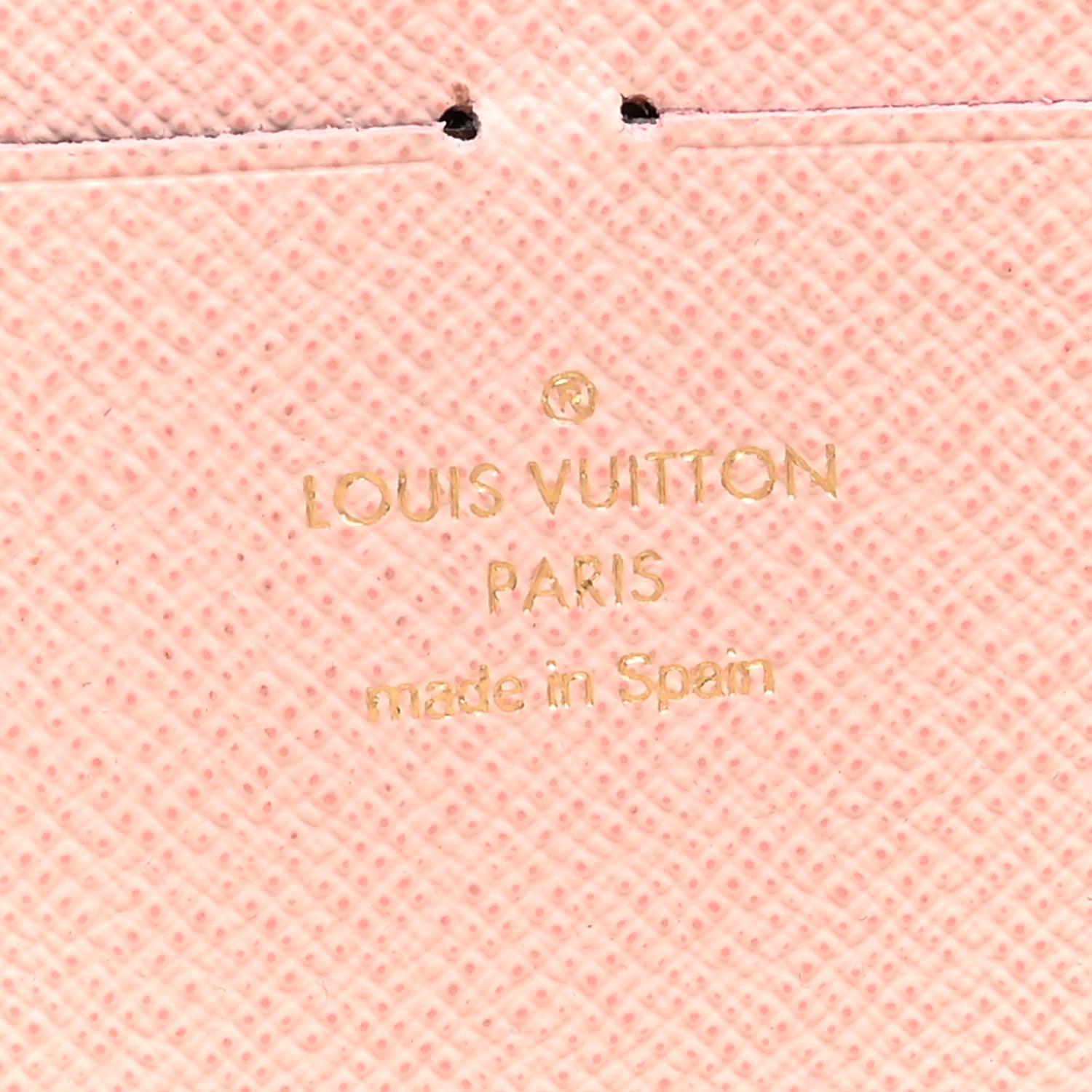 Louis Vuitton Damier Azur Clemence Wallet Rose Ballerine 6 of 9
