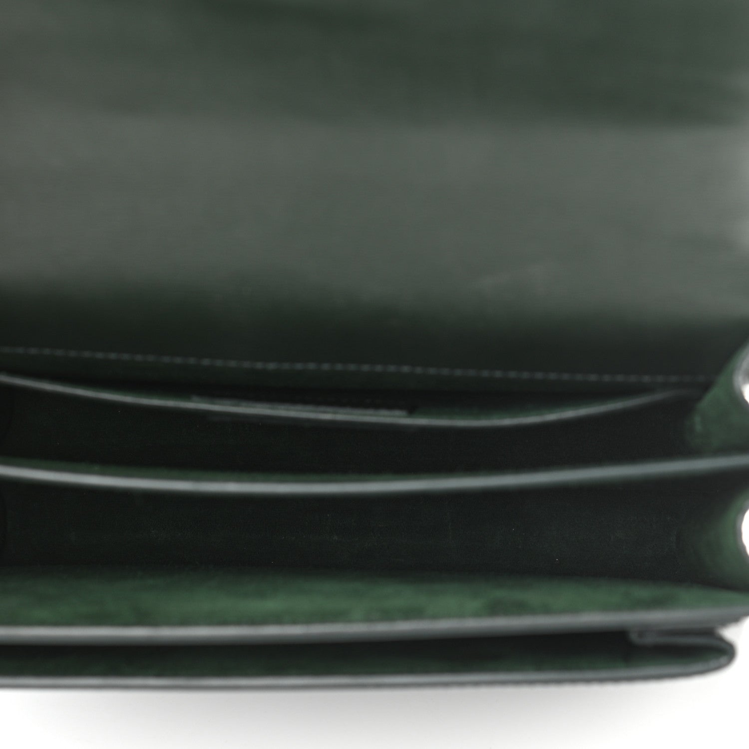 Saint Laurent Calfskin Medium Monogram Sunset New Vert Fonce 4 of 8