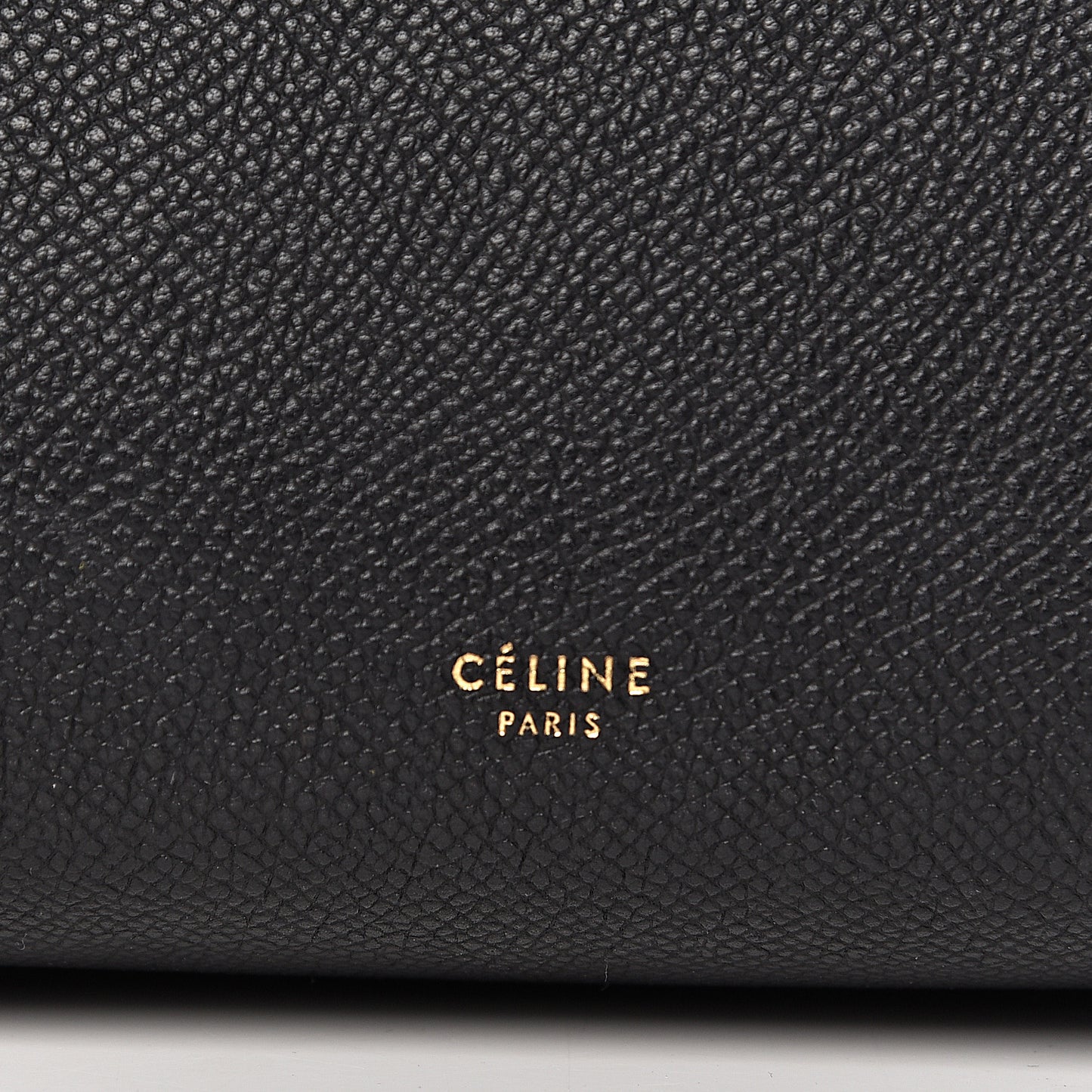 Grained Calfskin Mini Belt Bag Black