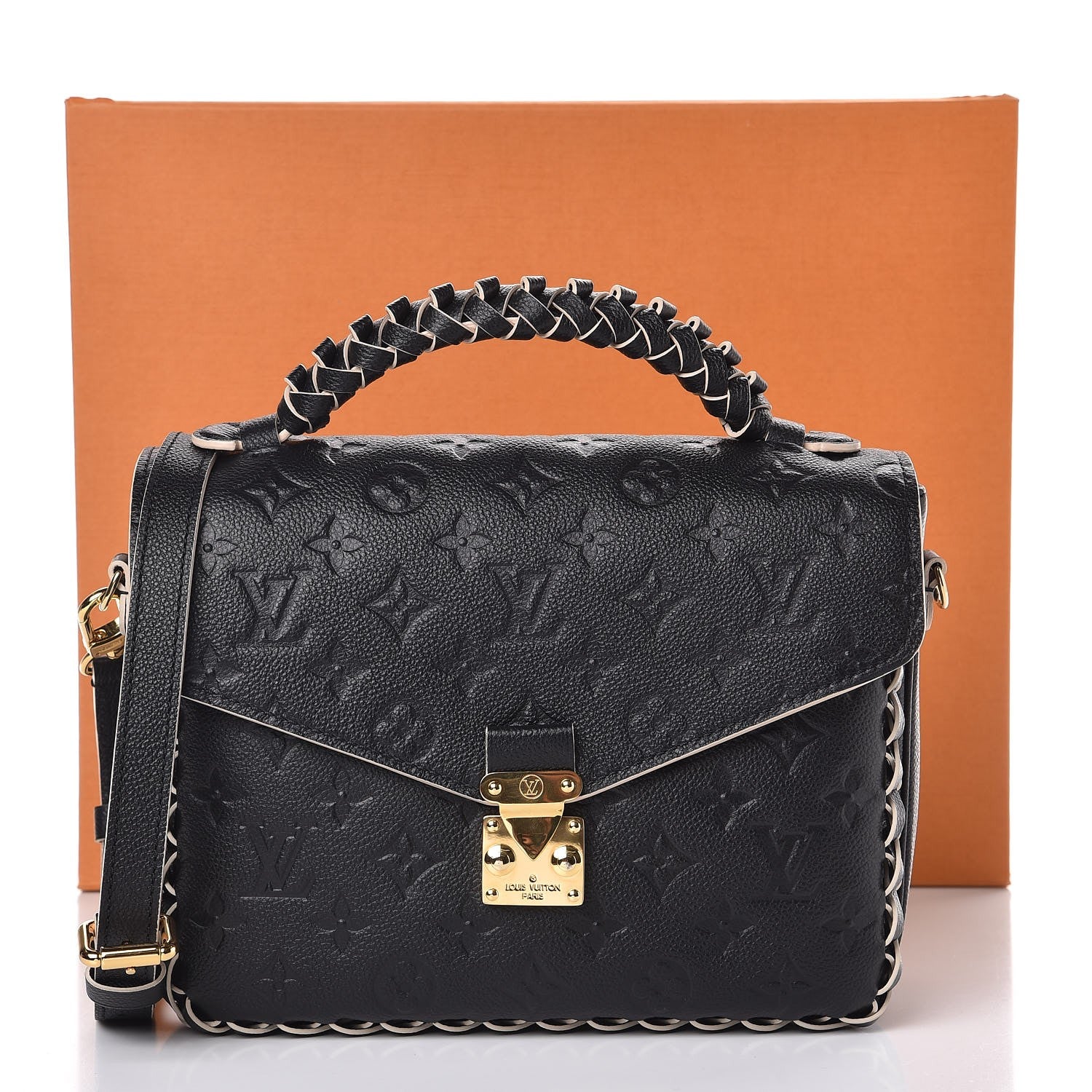 Louis Vuitton Empreinte Braided Pochette Metis Black 8 of 8