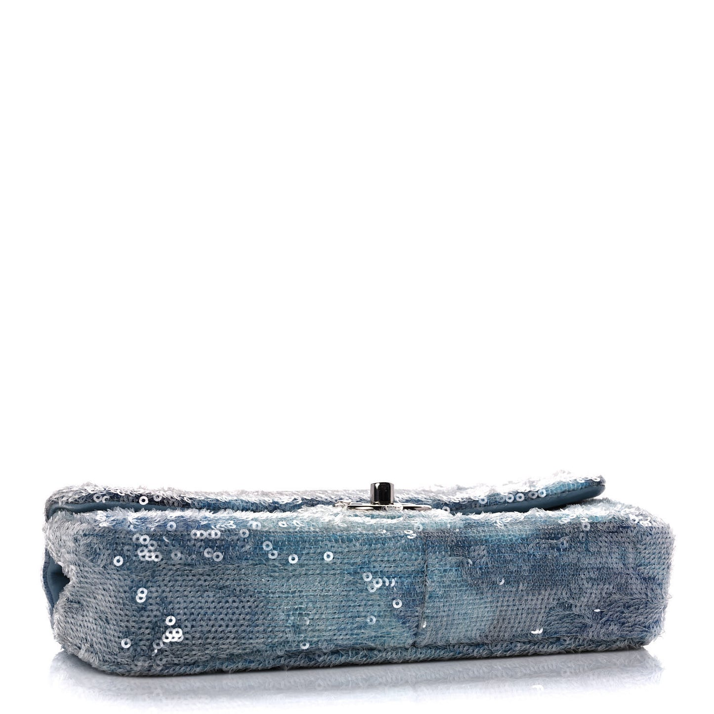 Sequin Mini Waterfall Flap Light Blue