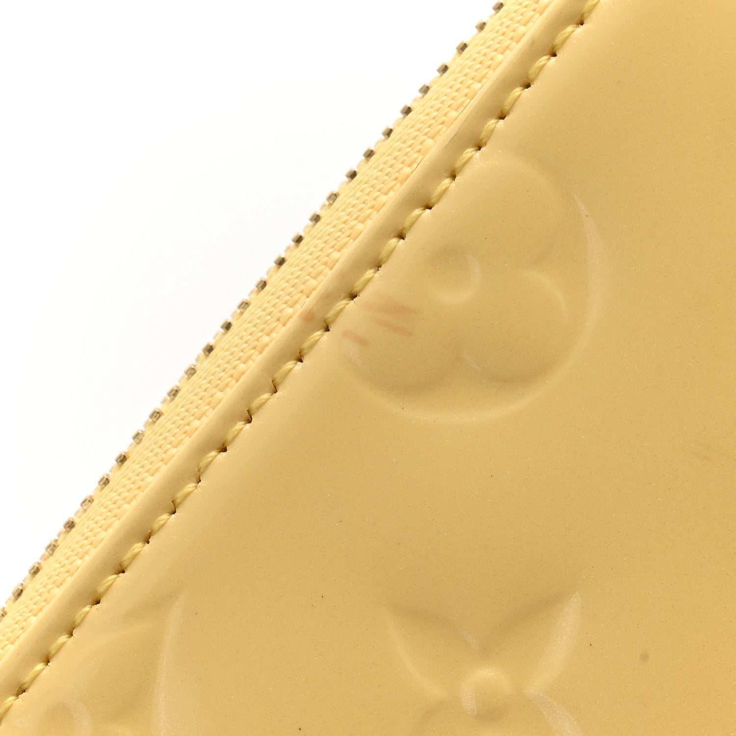 Louis Vuitton Metallic Vernis Valentine Mini Pochette Accessories Banana Fizz 9 of 10