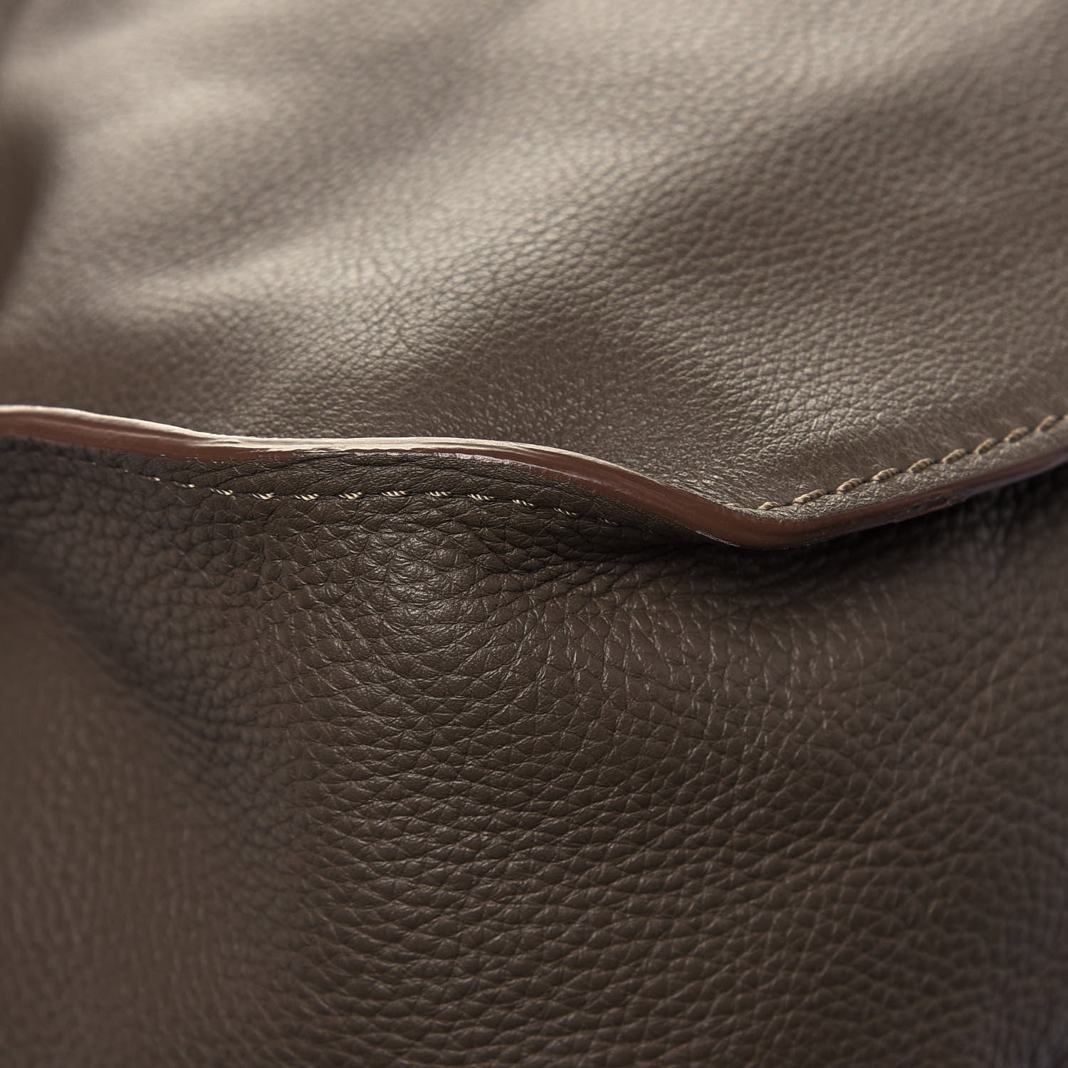 Chloe Calfskin Large Marcie Satchel Anchor Grey 9 of 11