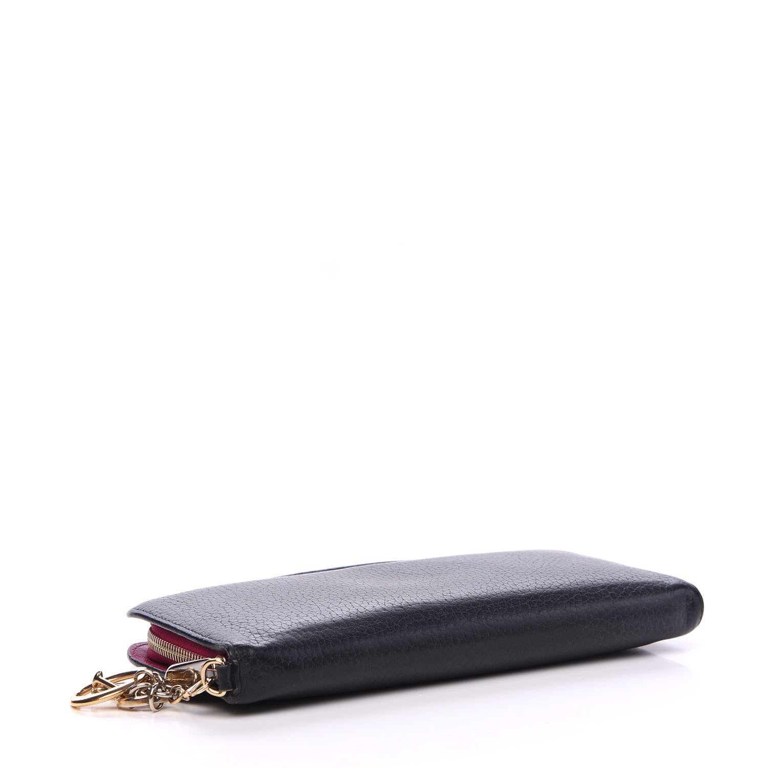 Christian Dior Bullcalf Diorissimo Voyageur Wallet Black 3 of 9