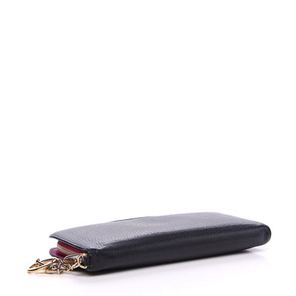 Christian Dior Bullcalf Diorissimo Voyageur Wallet Black 3 of 9
