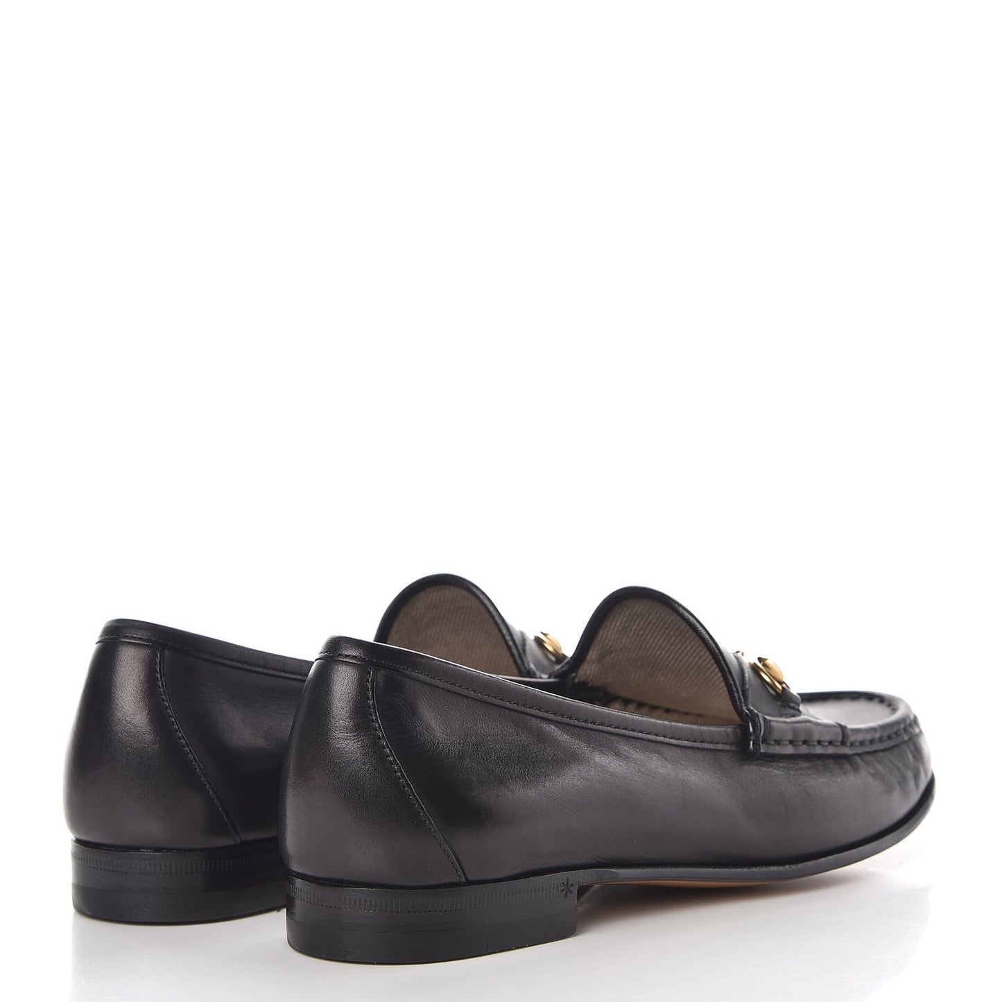 Calfskin Womens 1953 Horsebit Loafers 38.5 Black