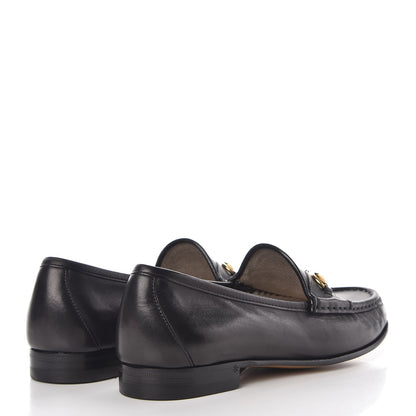Gucci Calfskin Womens 1953 Horsebit Loafers 38.5 Black 4 of 9
