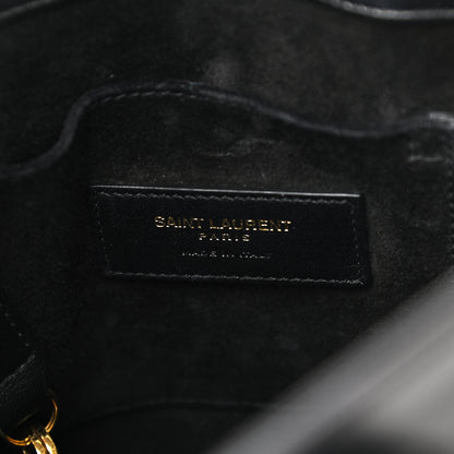 Saint Laurent Grained Calfskin Small Sac De Jour Black 6 of 9