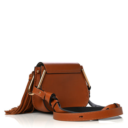 Chloe Calfskin Hudson Fringe Shoulder Bag Caramel 3 of 12