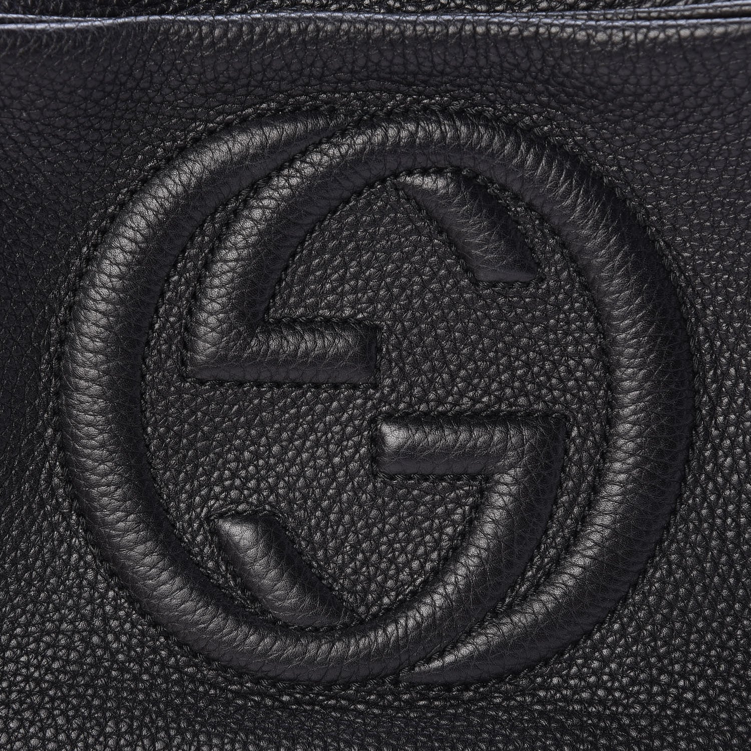 Gucci Pebbled Calfskin Small Soho Disco Bag Black 8 of 15