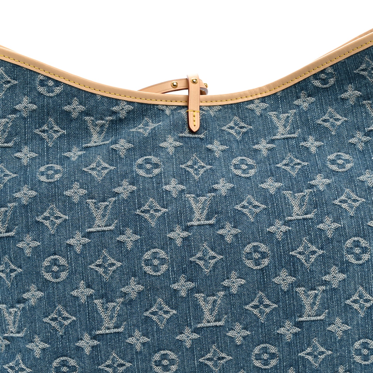 Monogram Denim CarryAll MM Blue