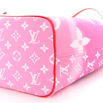 Louis Vuitton Monogram Escale Neverfull MM Rouge 10 of 10