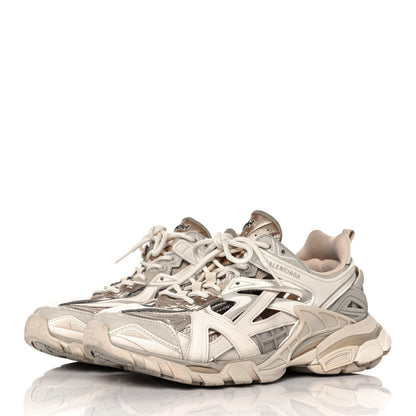 Balenciaga Rubber Mesh Bi-Color Mens Track.2 Open Sneakers 41 Nude 3 of 8