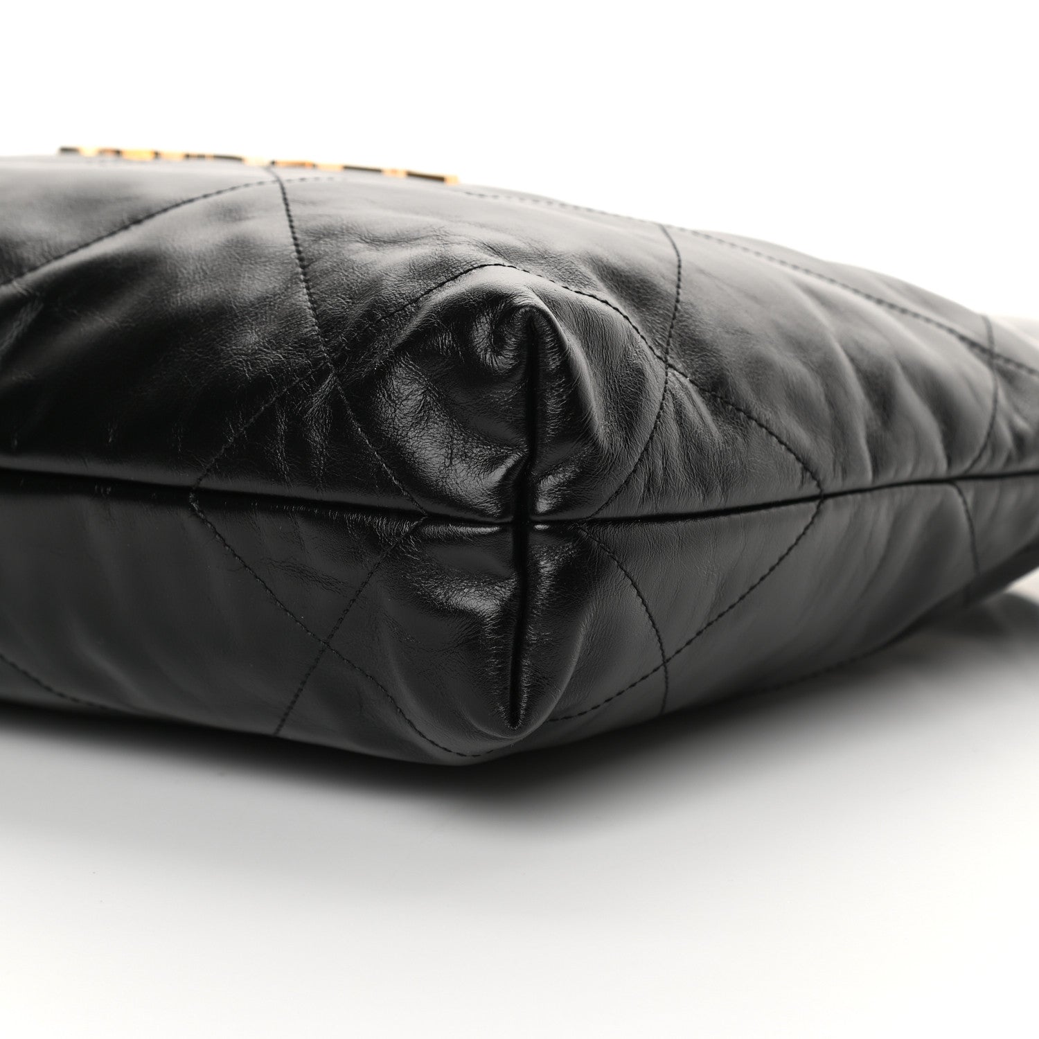 Chanel Shiny Calfskin Quilted Small Chanel 22 Black 11 of 11