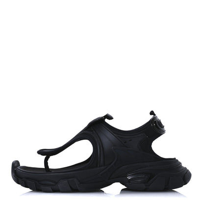 Balenciaga Neoprene Rubber Thong Sandals 37 Black 1 of 9