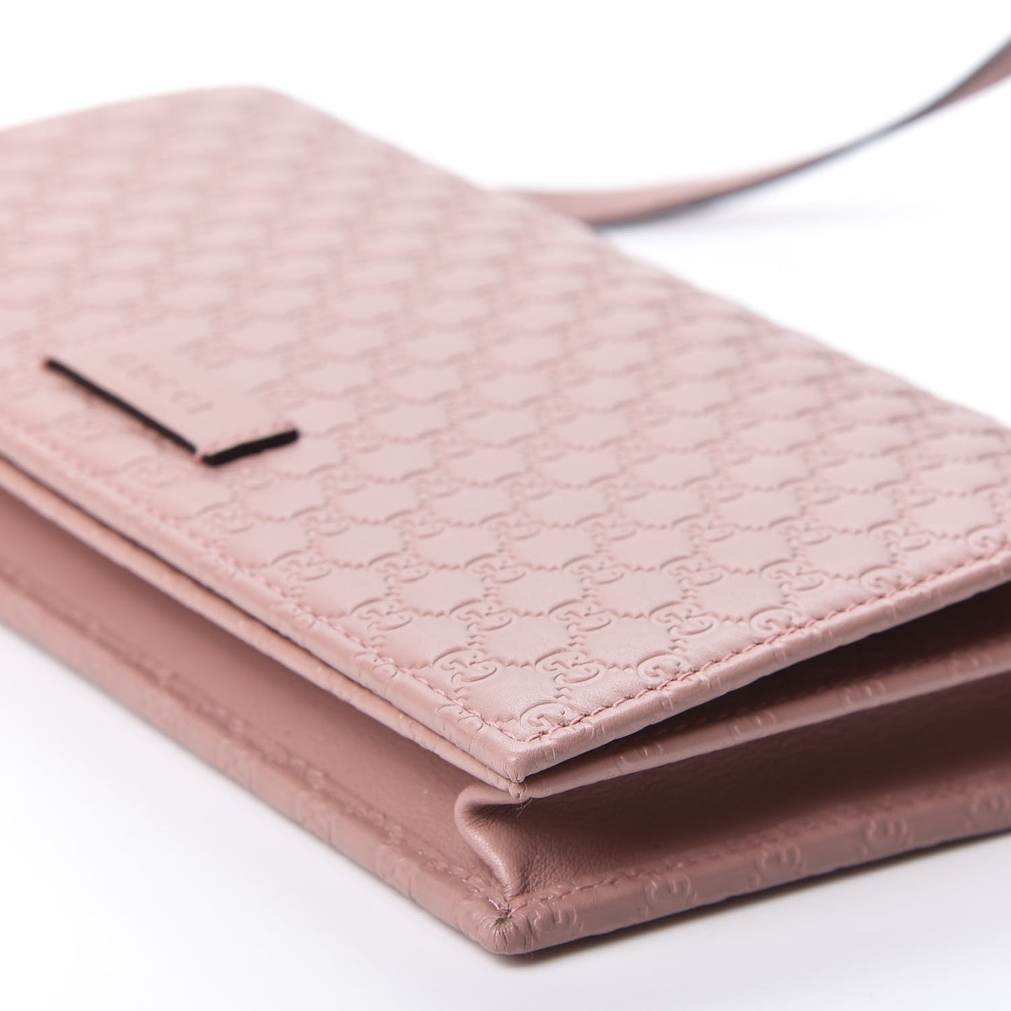 Microguccissima Crossbody Wallet Soft Pink
