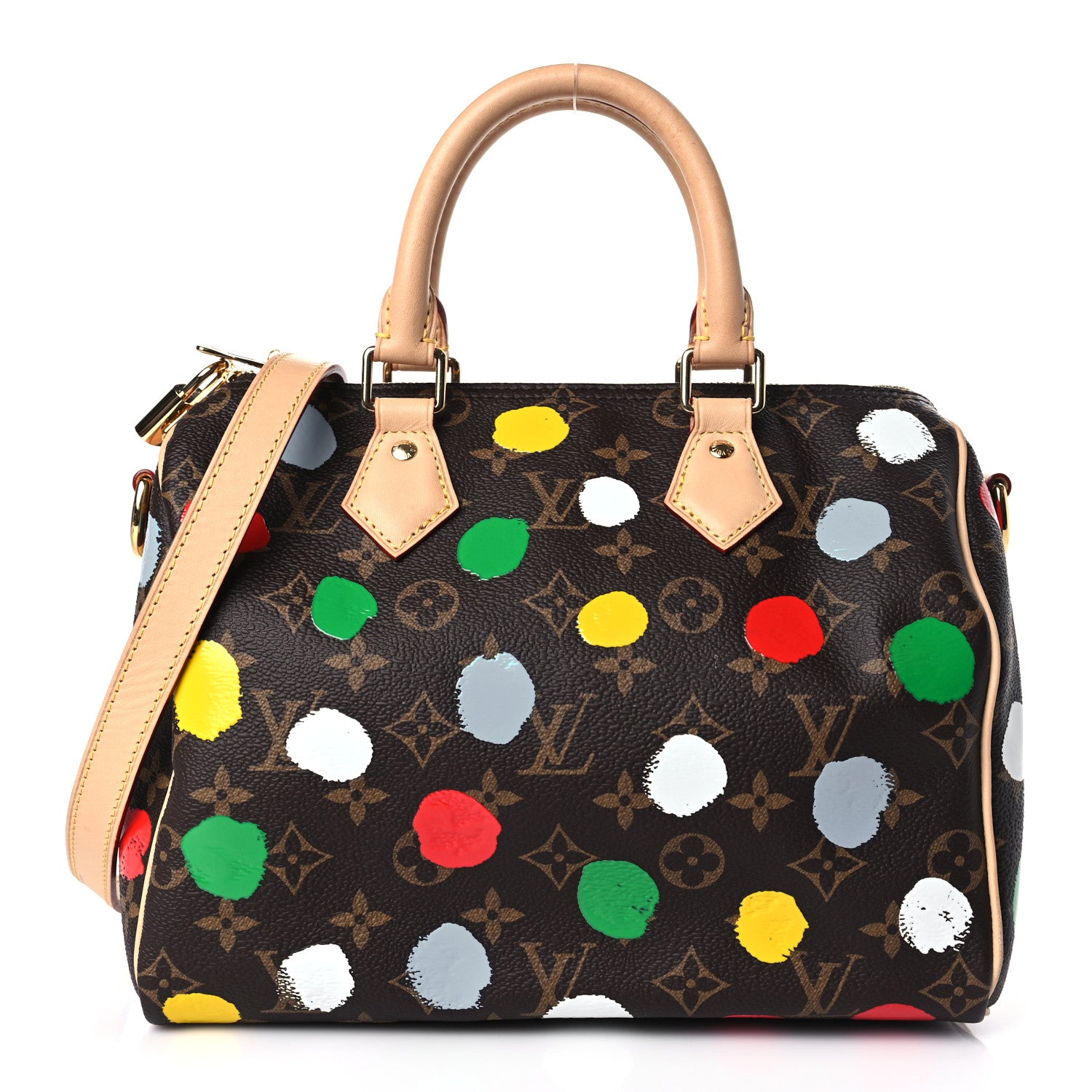 Louis Vuitton LV X YK Monogram Speedy Bandouliere 25 Multicolor 1 of 8
